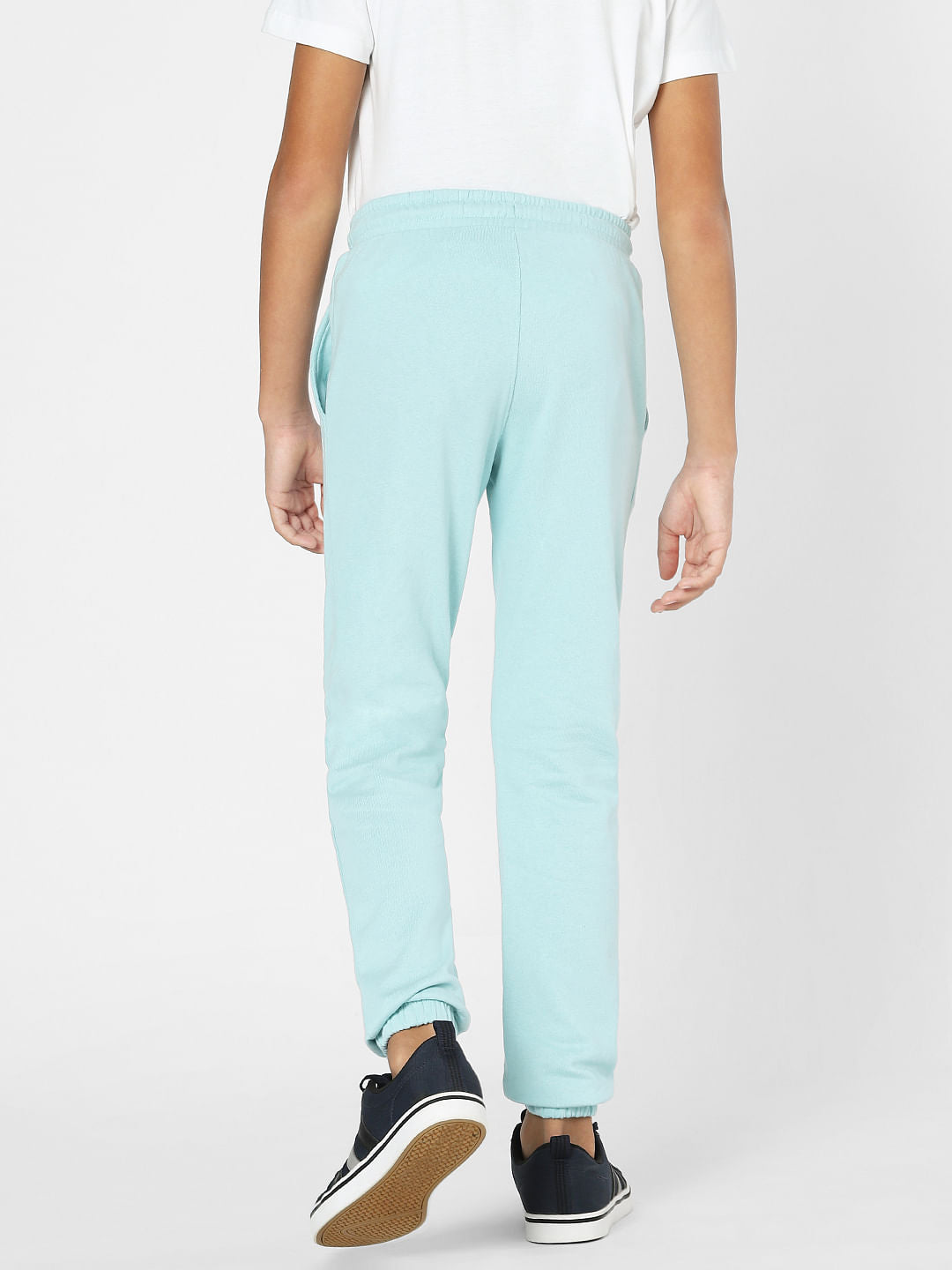 Boys x Mickey Blue Mid Rise Printed Pants