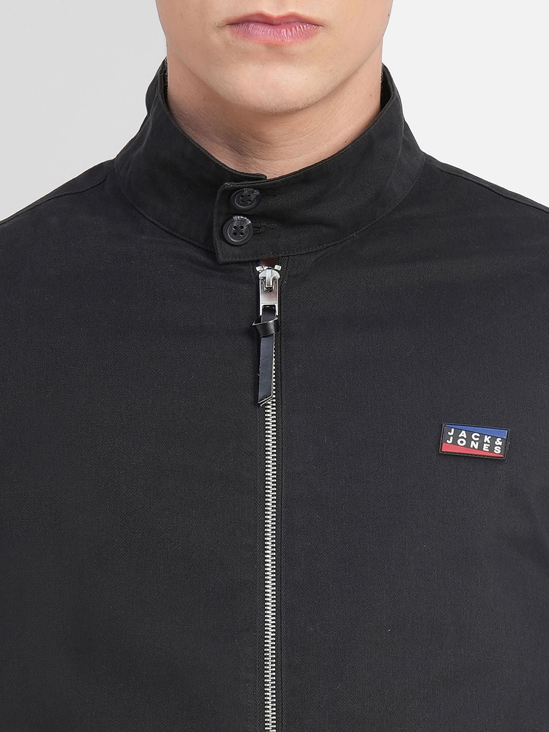 Black High Neck Jacket