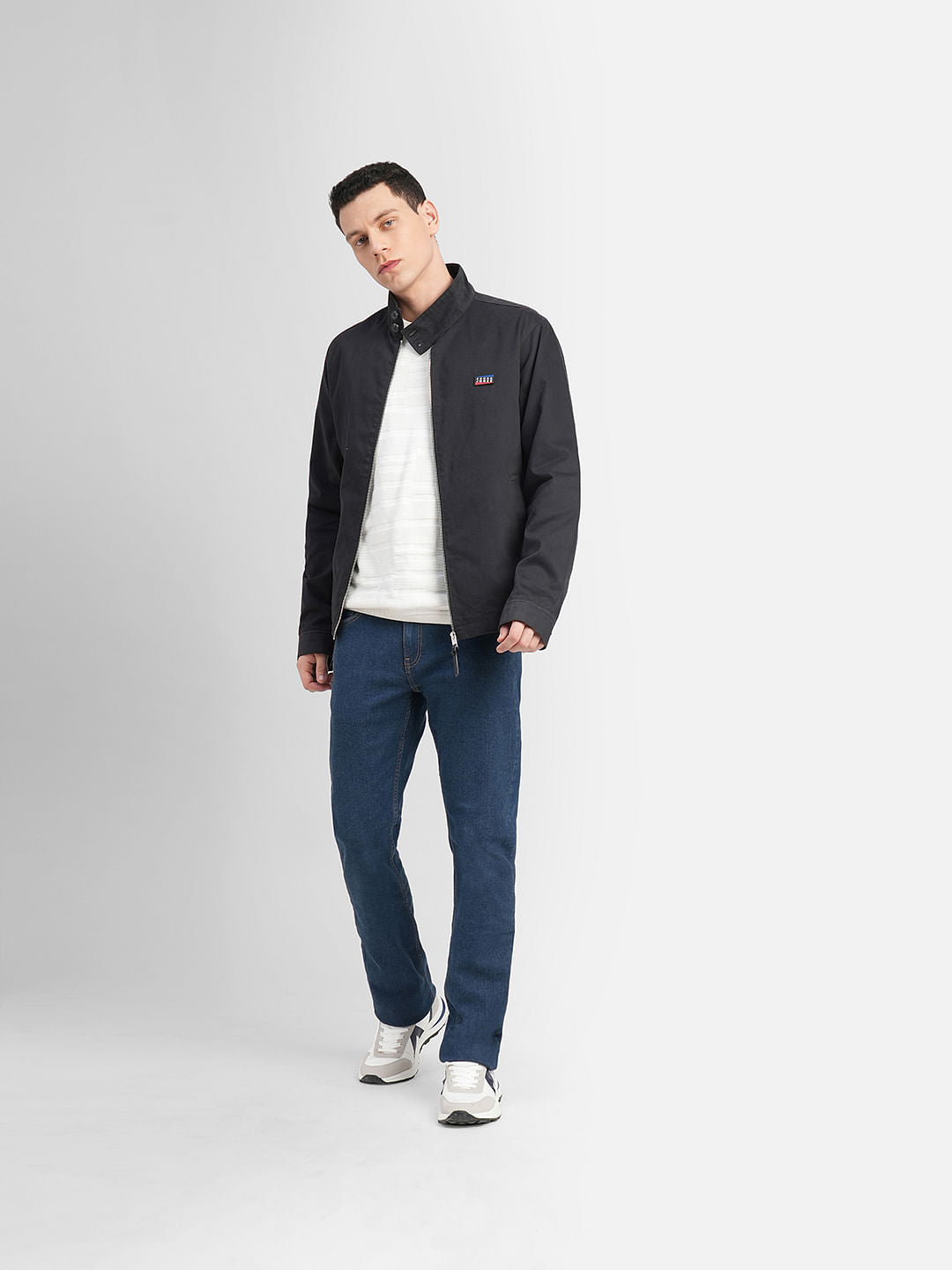 Black High Neck Jacket