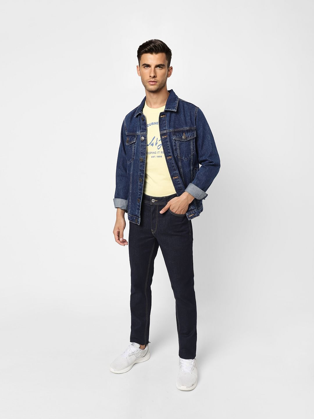 Dark Blue Low Rise Ben Skinny Jeans