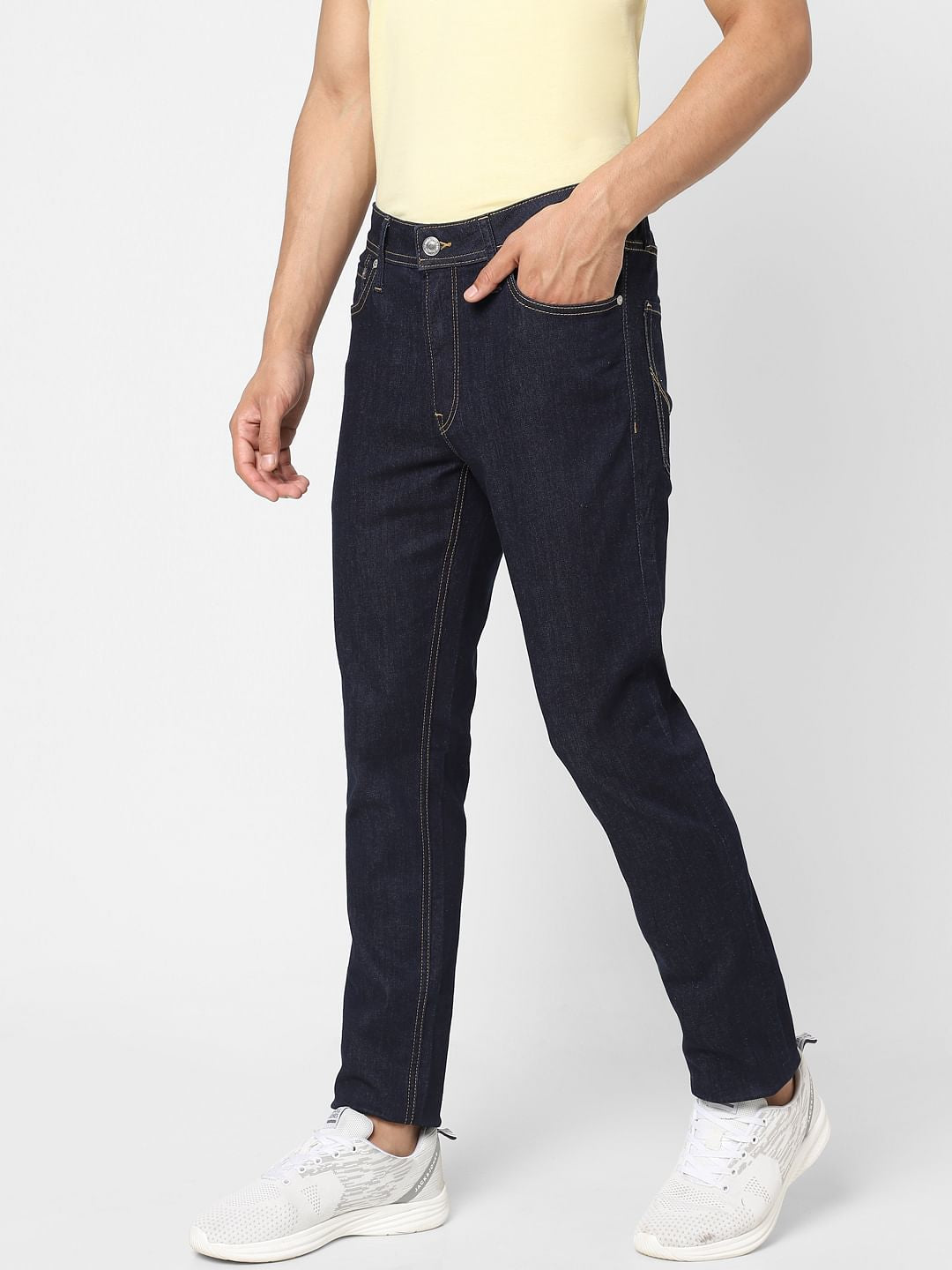 Dark Blue Low Rise Ben Skinny Jeans