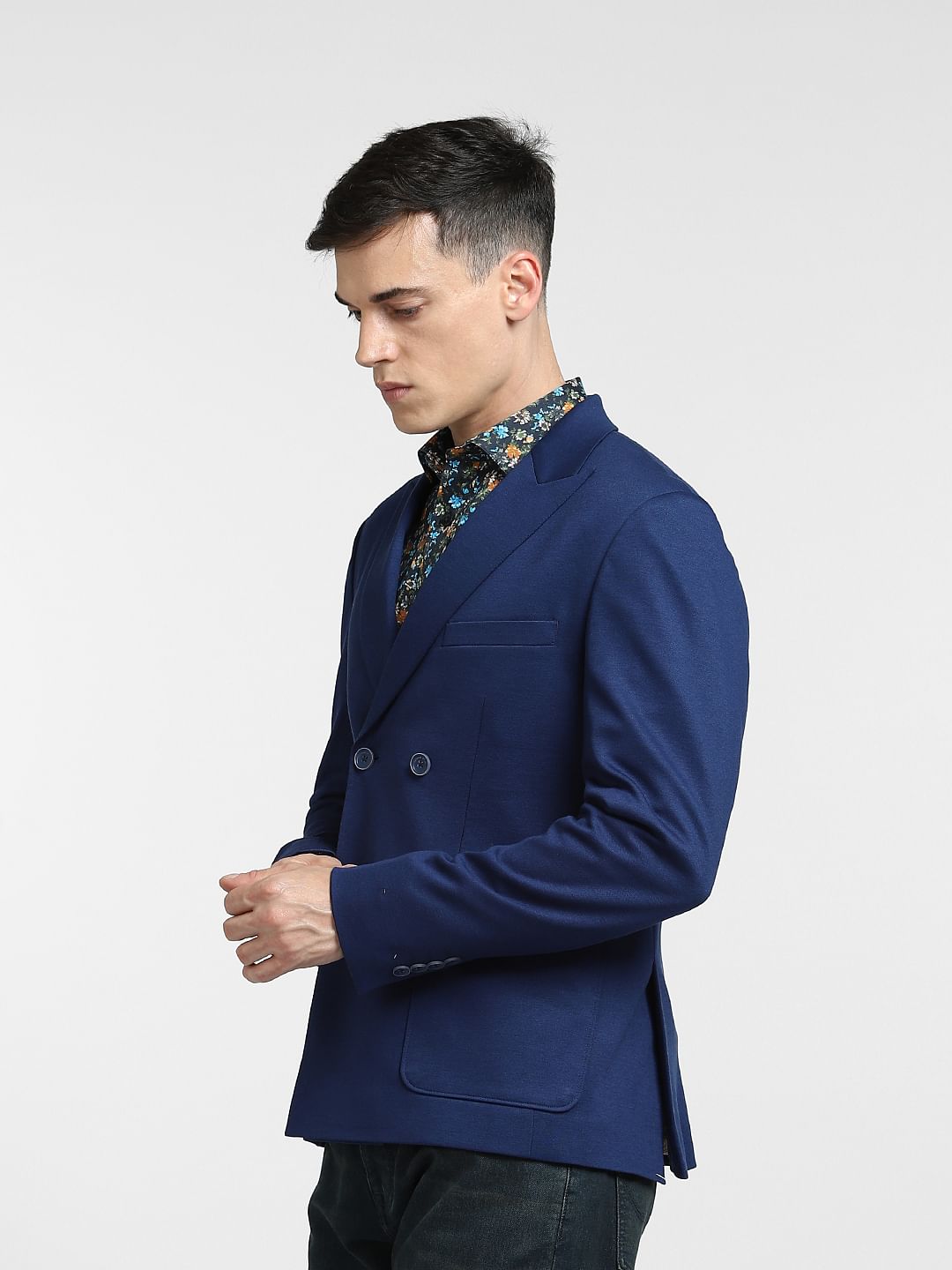 Navy Blue Tailored Blazer