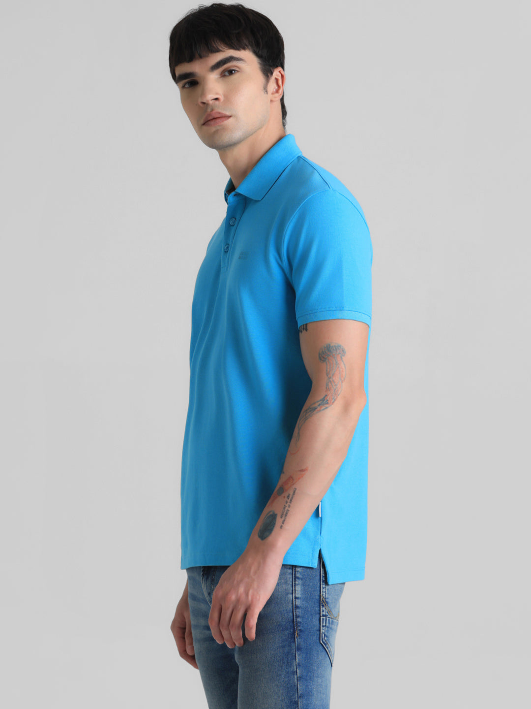 JACK&JONES Regular Fit Textured T-Shirts