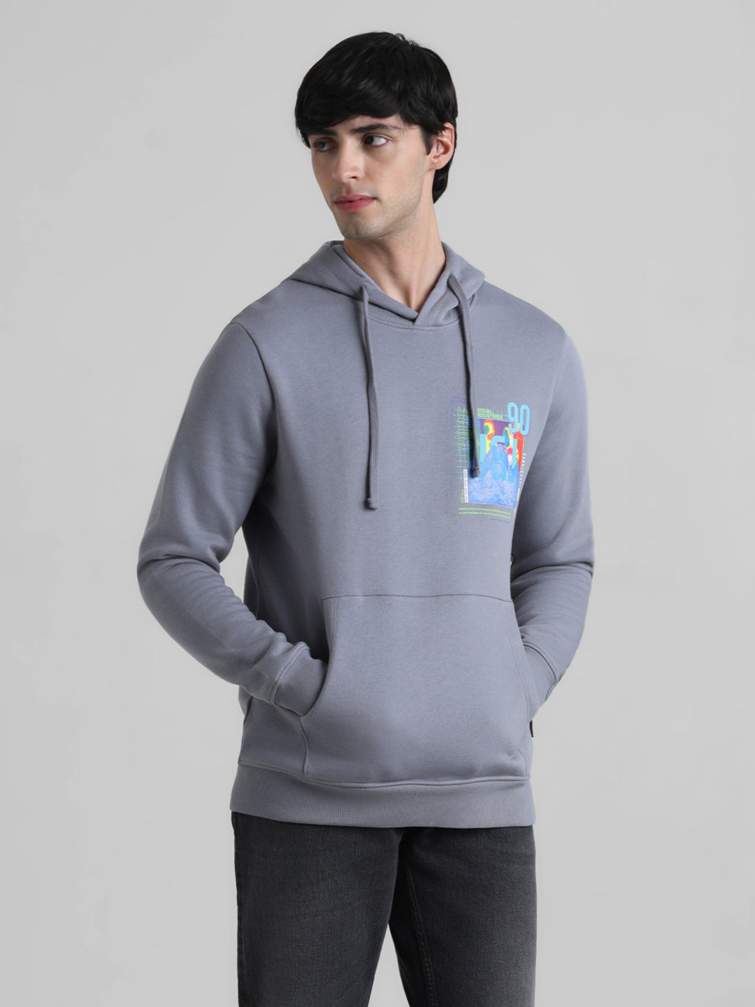 Printed Hooded Sweatshirt