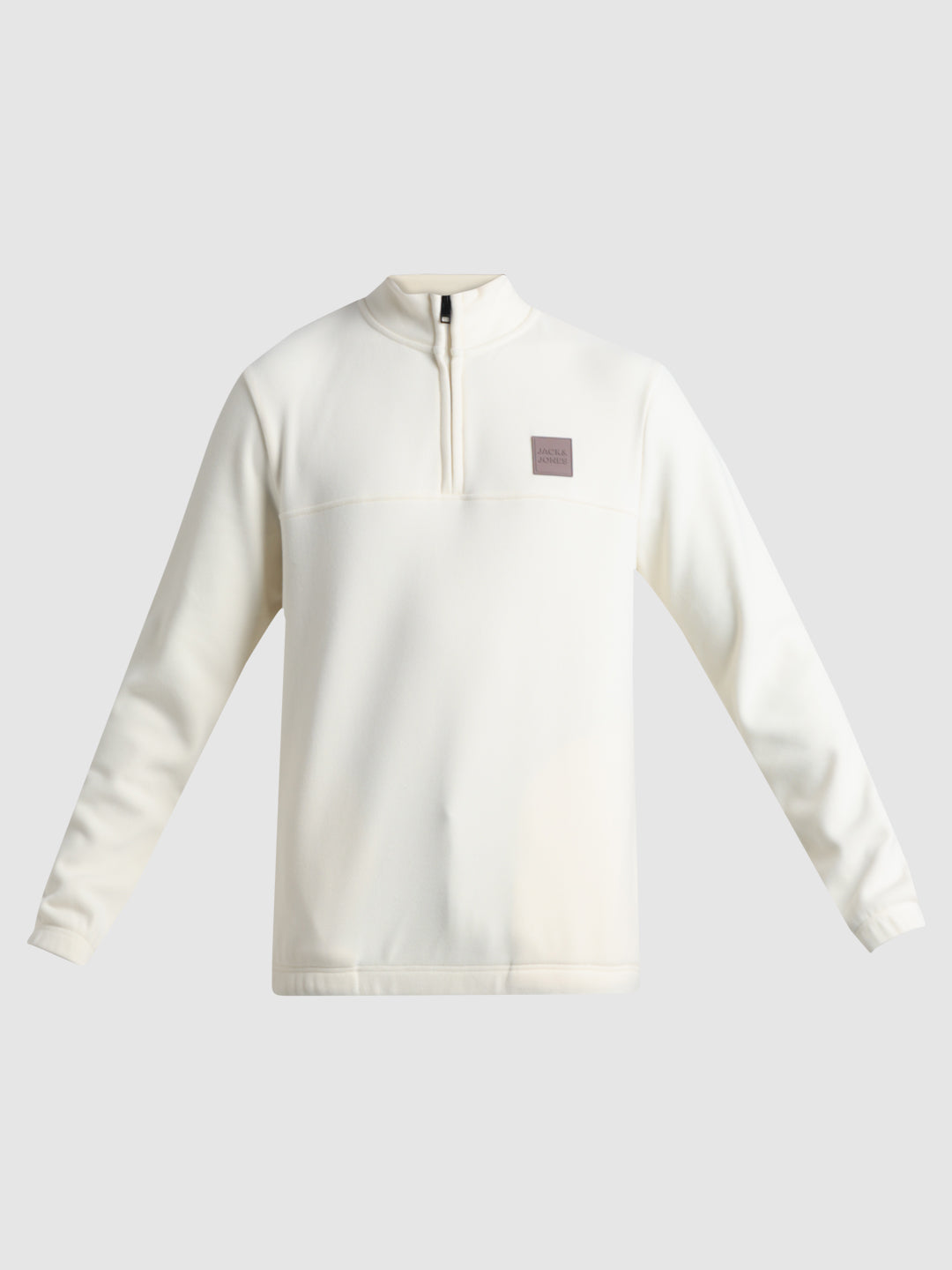 Half-Zip High Neck Sweatshirt