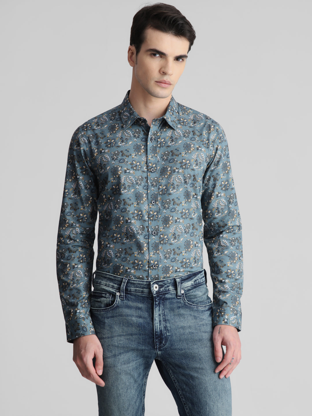 JACK&JONES Slim All-Over Print Shirts