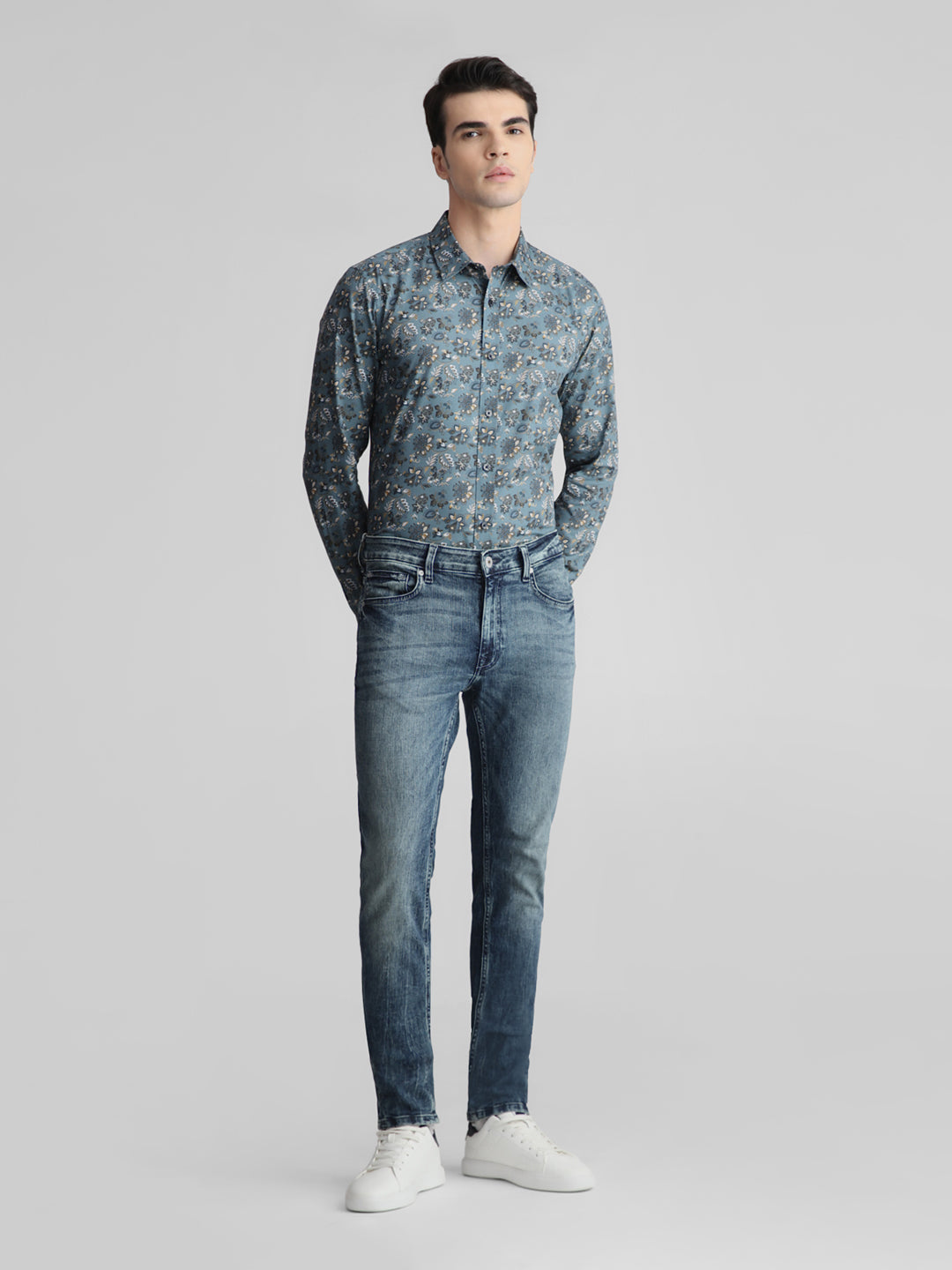 JACK&JONES Slim All-Over Print Shirts