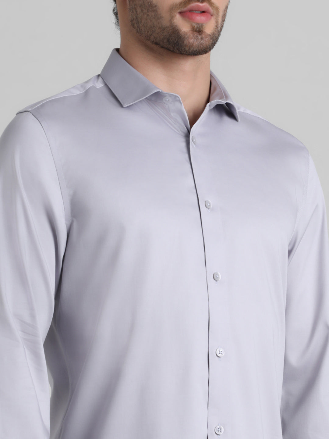 Lilac Slim Fit Formal Shirt