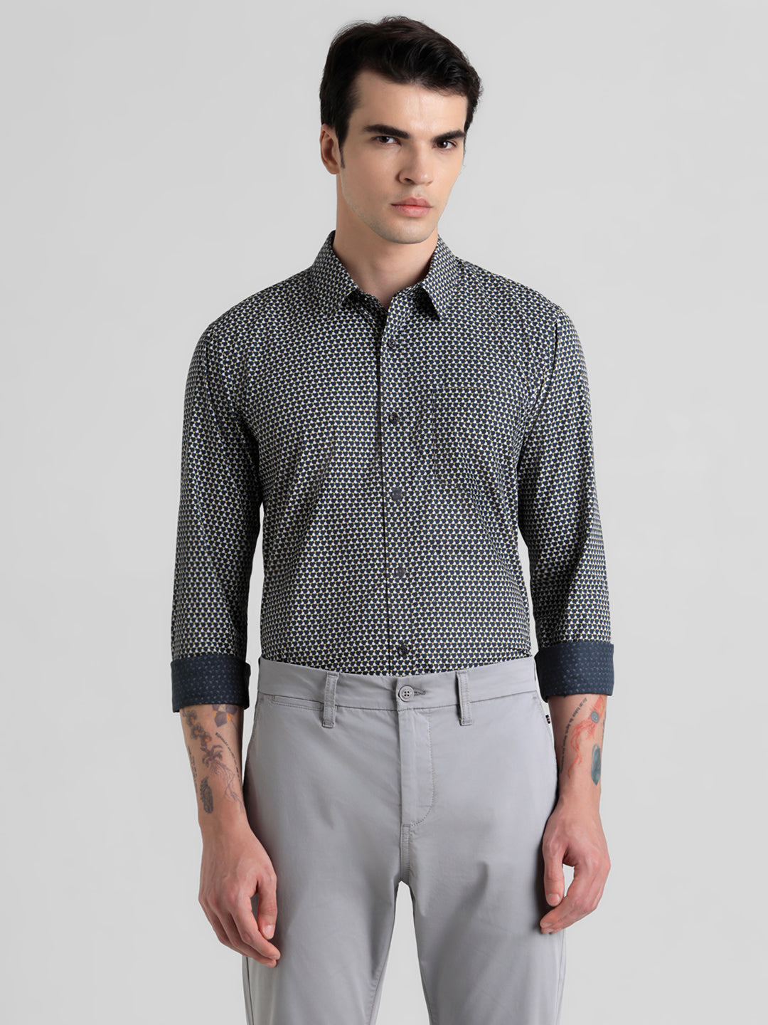 JACK&JONES Slim All-Over Print Shirts