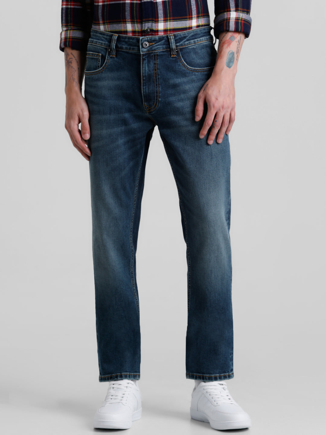 Dark Blue Tim Slim Fit Jeans