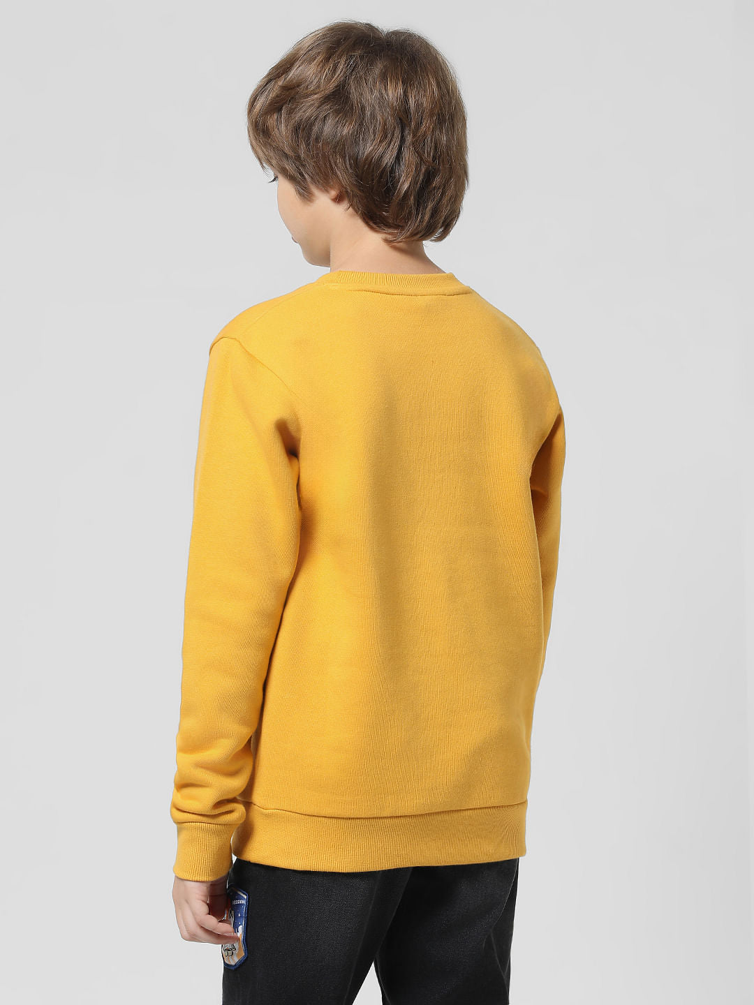 Orange Rocket Print Sweatshirt