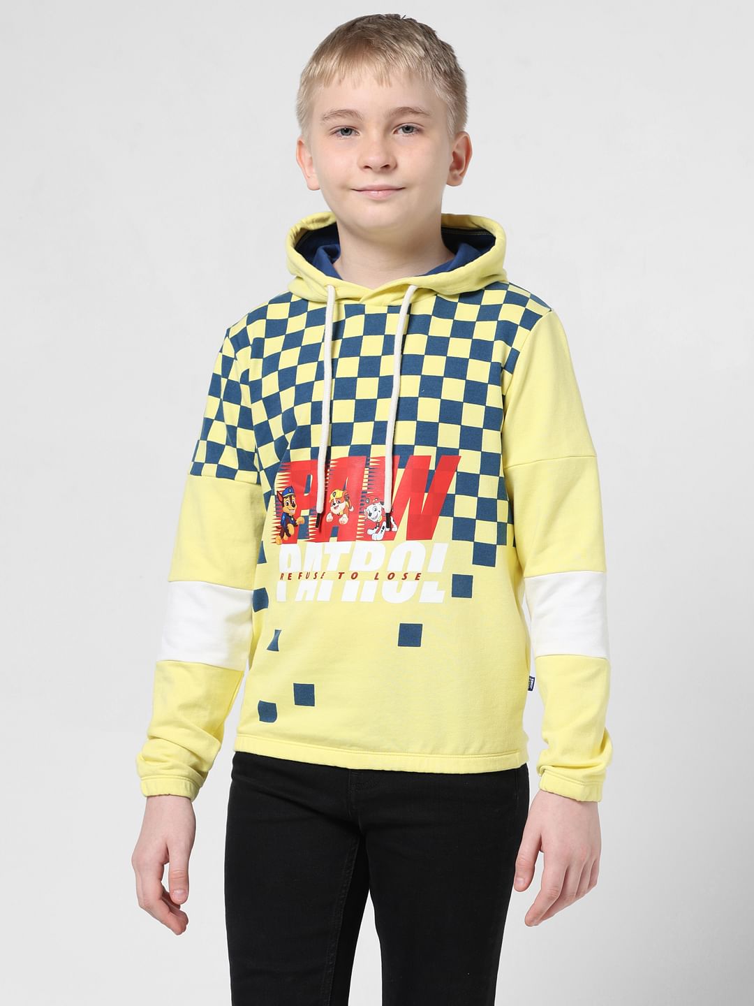 x Paw Patrol Yellow Printed Hooded Sweatshirt