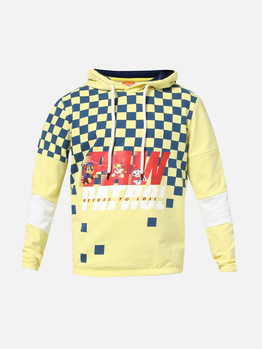 x Paw Patrol Yellow Printed Hooded Sweatshirt