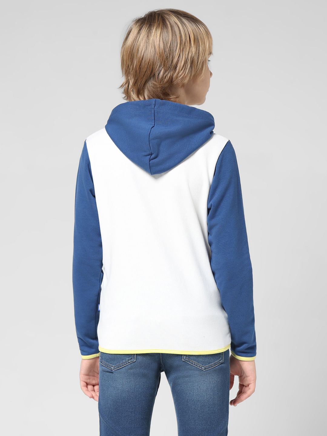 JACK&JONES X PAW PATROL White Colourblocked Hooded Sweatshirt