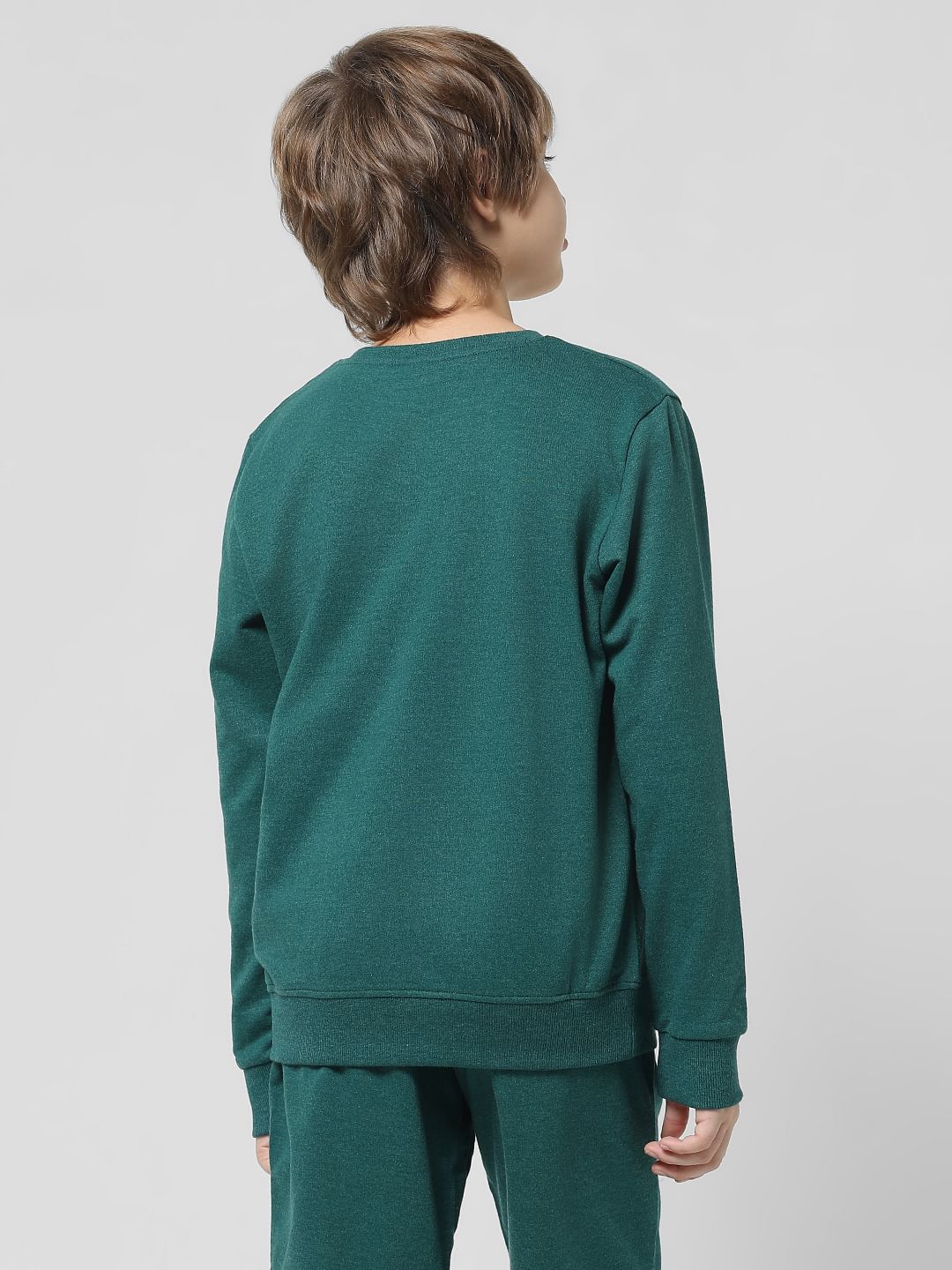 x Peanuts Green Snoopy Print Sweatshirt