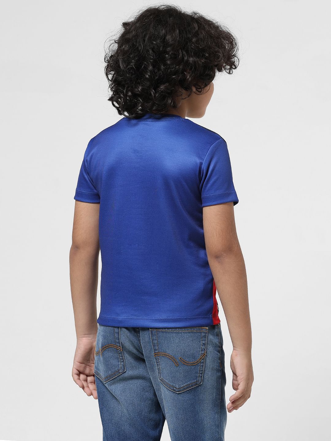 JACK&JONES X PAW PATROL Blue Printed Colourblocked T-shirt