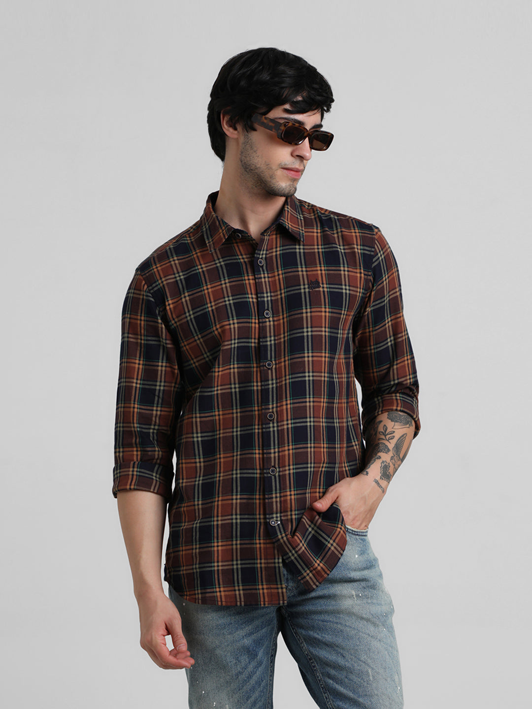 JACK&JONES Regular Fit Checks Shirts