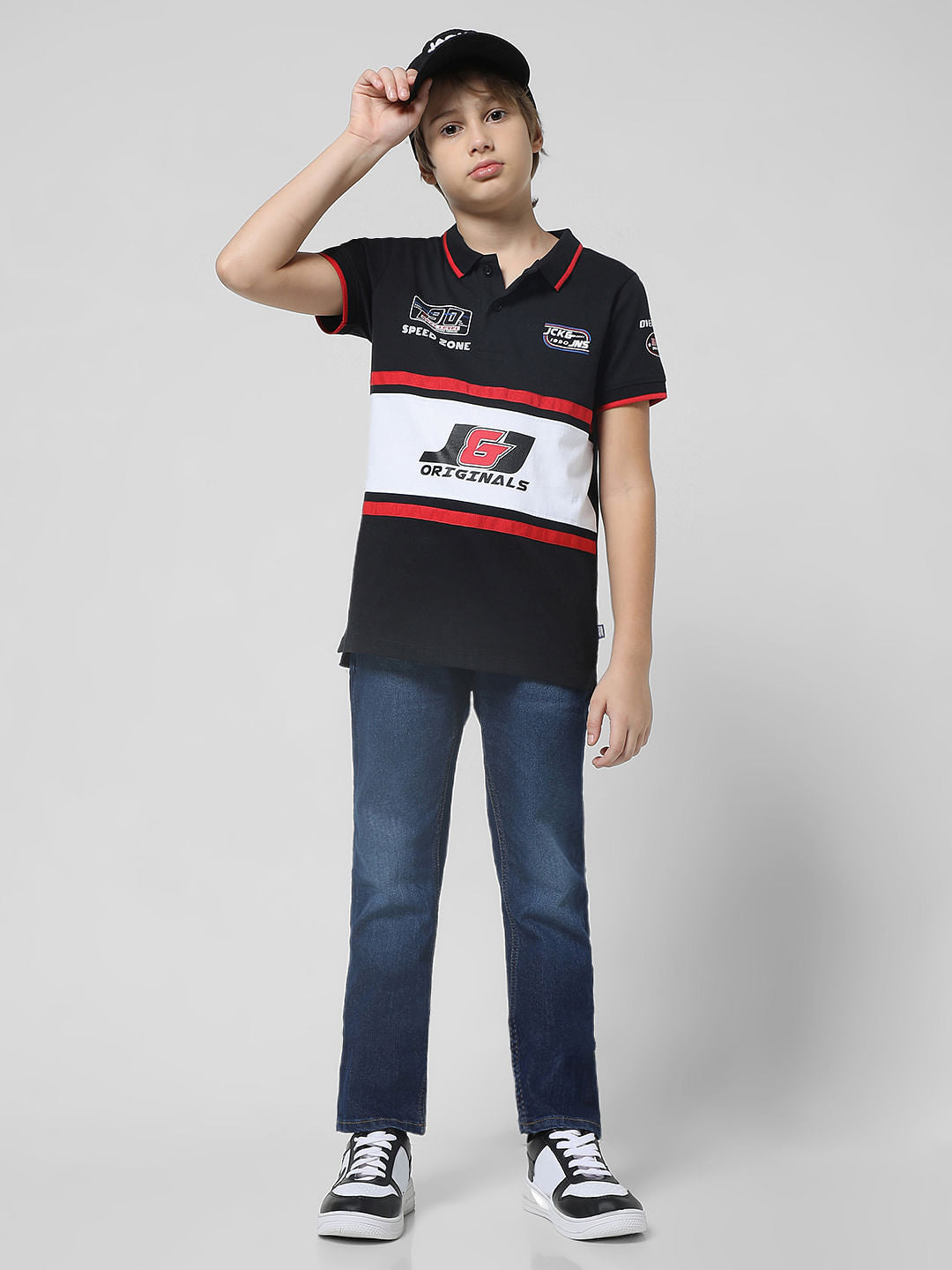 Dark Blue Mid Rise Clark Regular Fit Jeans