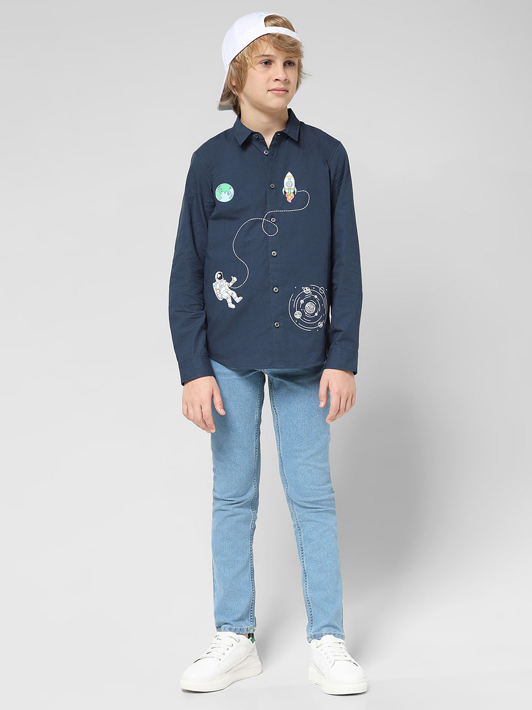 JUNIOR BOYS Light Blue Glenn Slim Fit Jeans