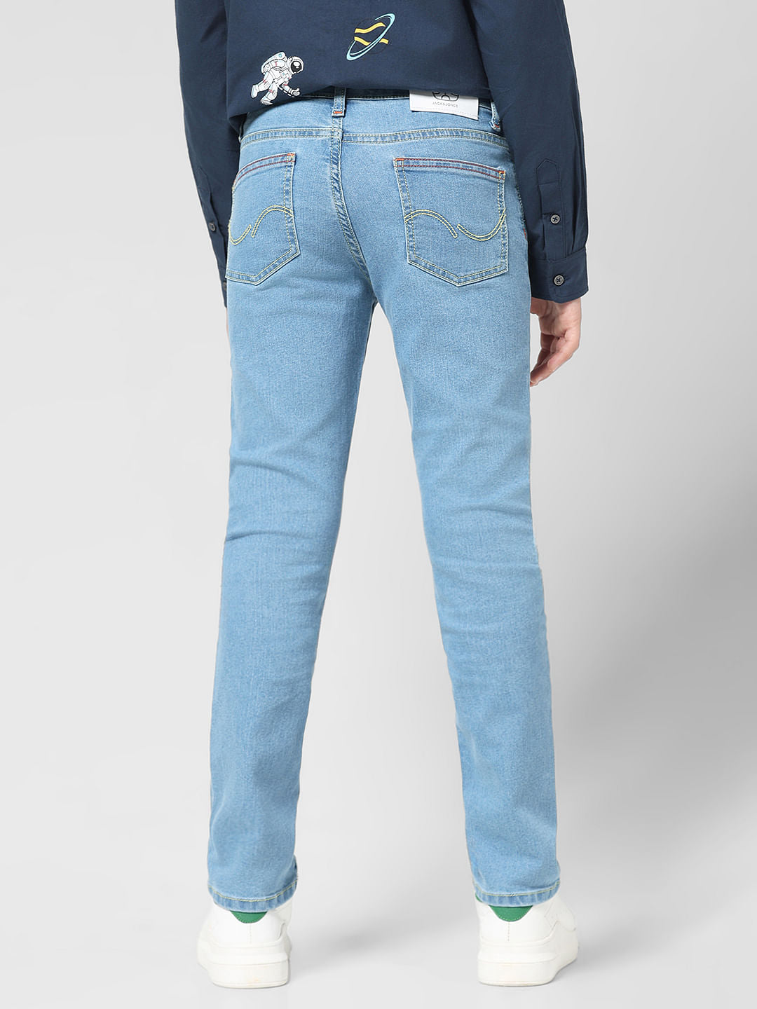 JUNIOR BOYS Light Blue Glenn Slim Fit Jeans