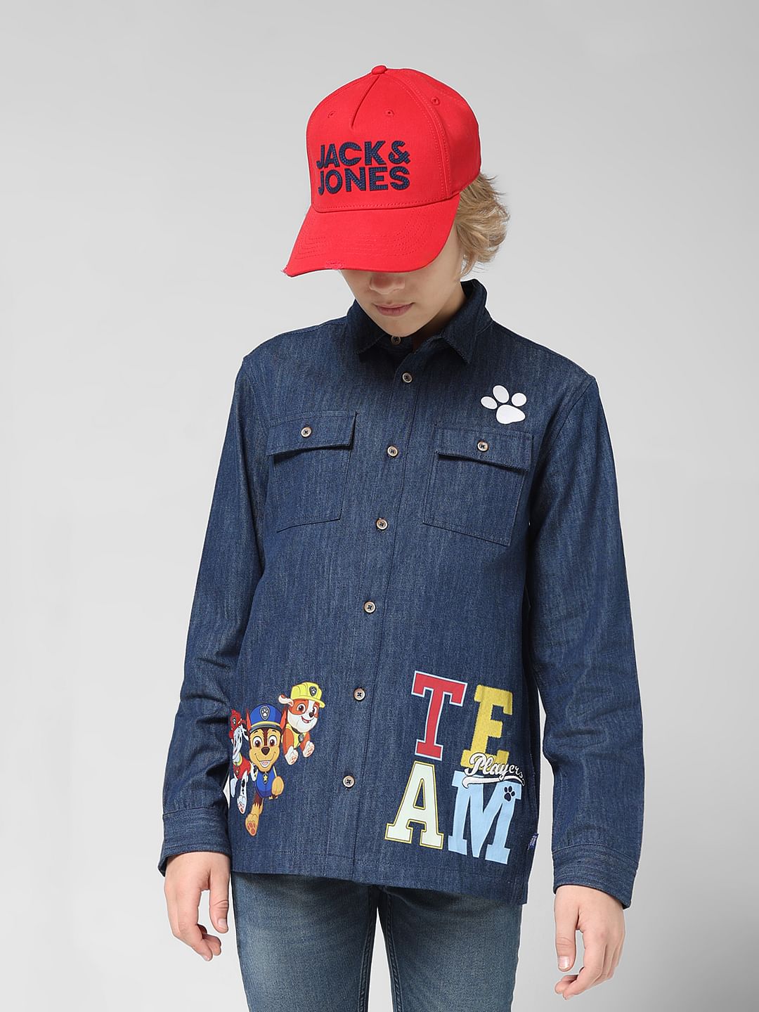 JACK&JONES X PAW PATROL Dark Blue Denim Shirt