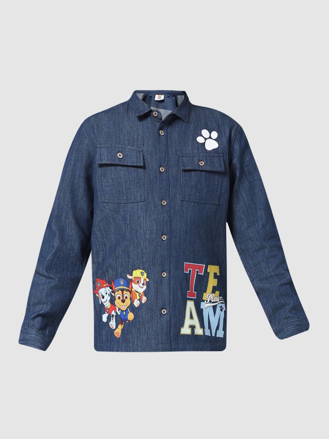 JACK&JONES X PAW PATROL Dark Blue Denim Shirt