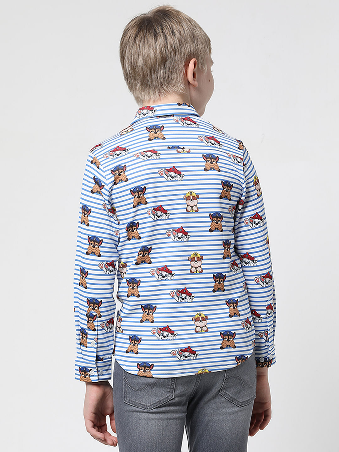 JACK&JONES X PAW PATROL Light Blue Striped Shirt