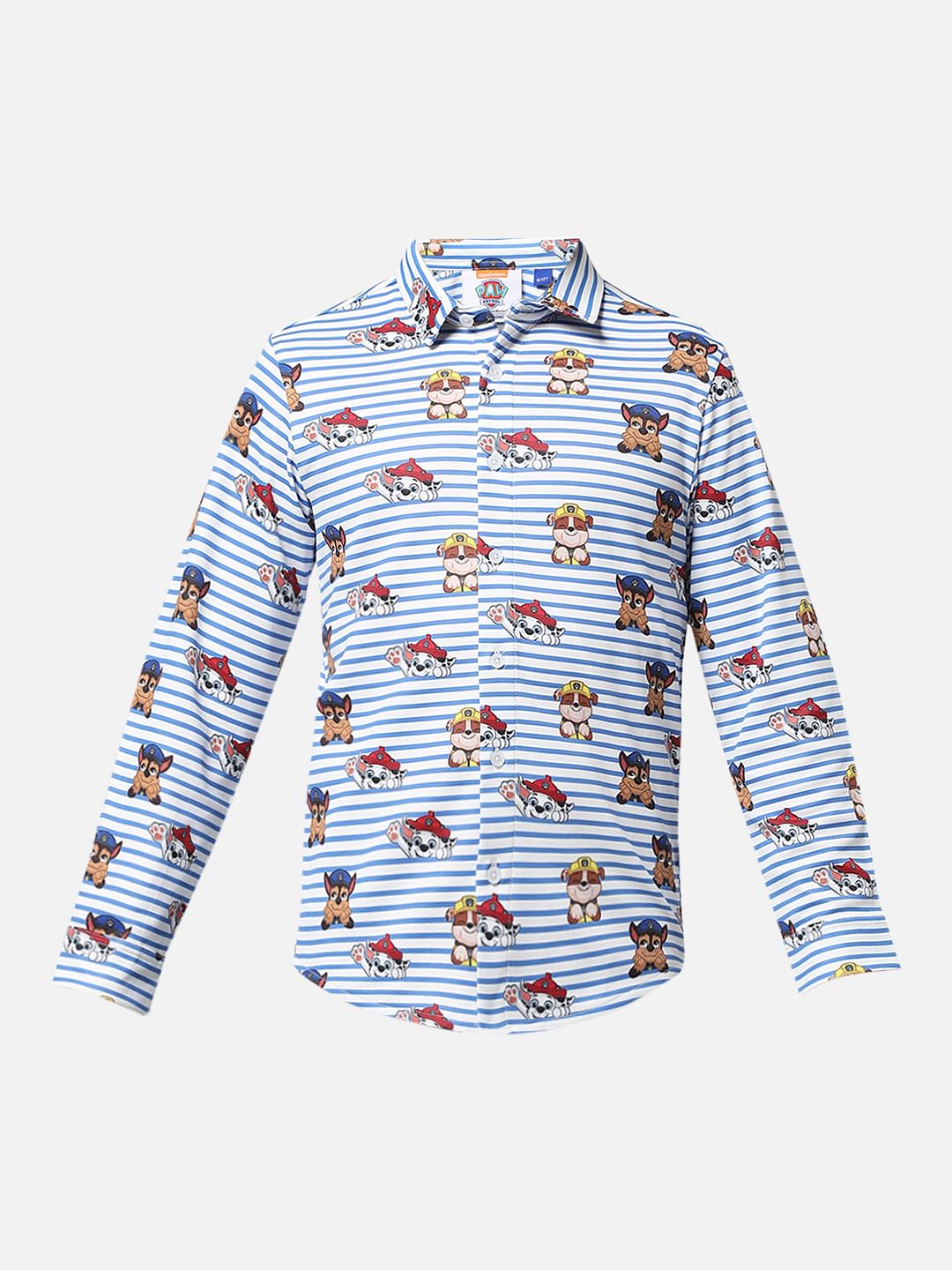 JACK&JONES X PAW PATROL Light Blue Striped Shirt
