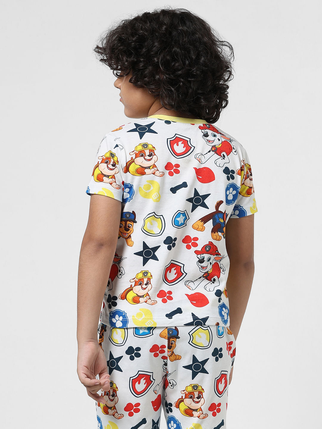 JACK&JONES X PAW PATROL White All Over Print T-shirt
