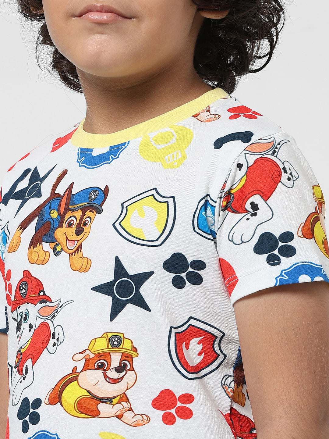 JACK&JONES X PAW PATROL White All Over Print T-shirt