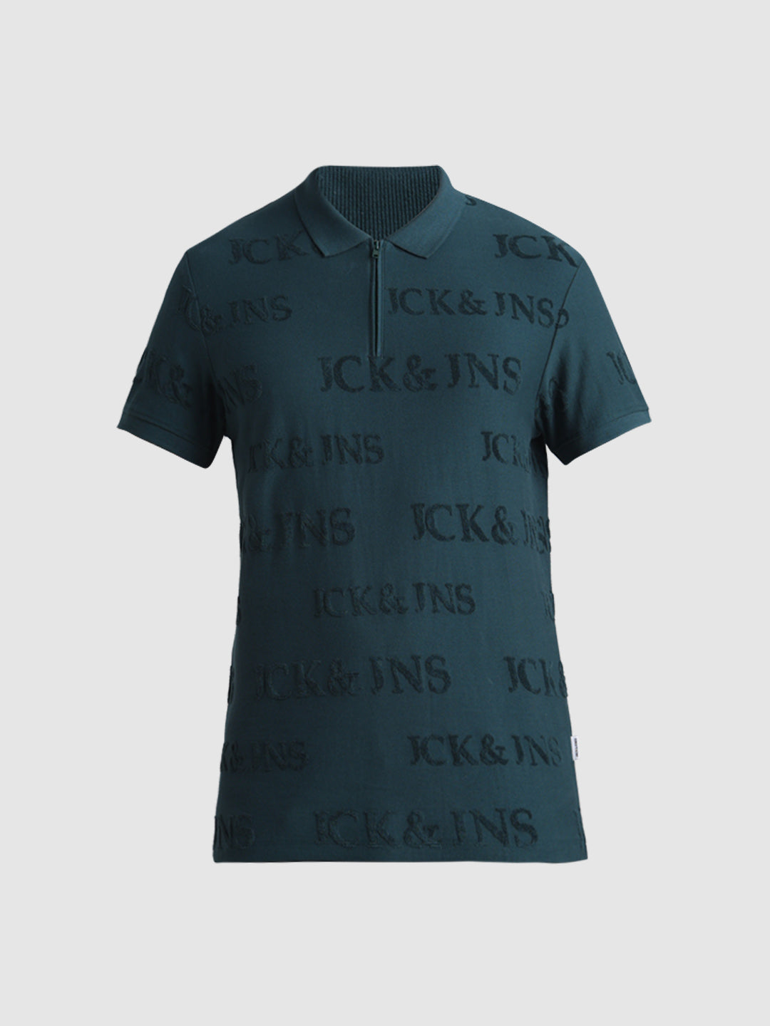Green Embossed Logo Polo