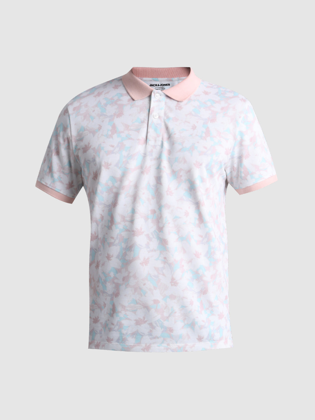 Pink Printed Polo
