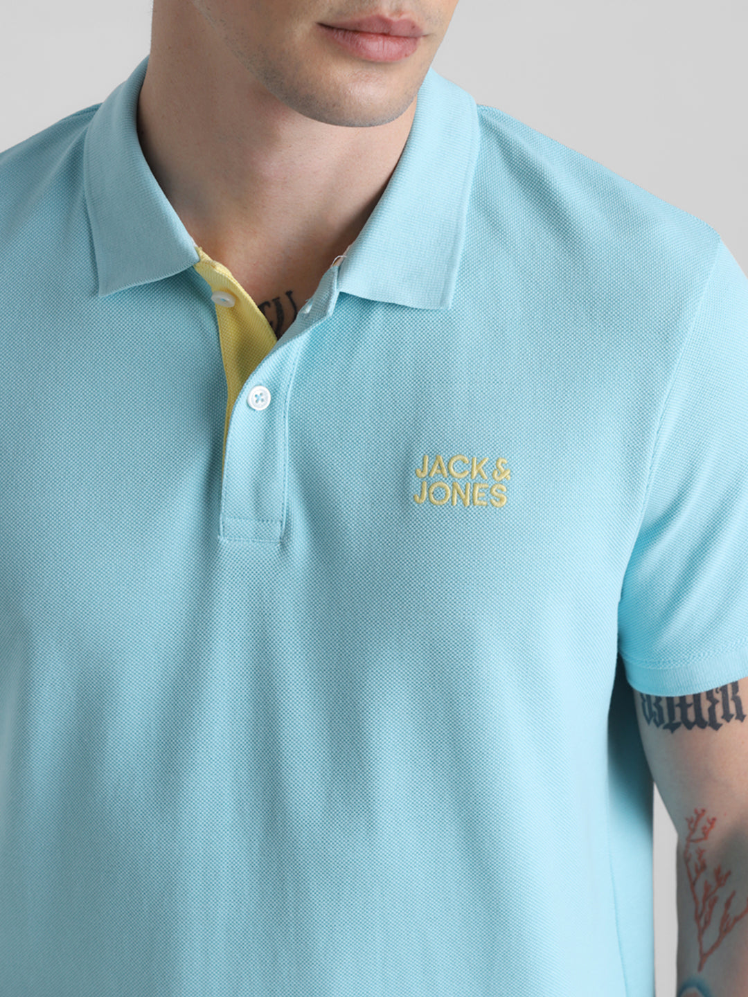Blue Cotton Polo