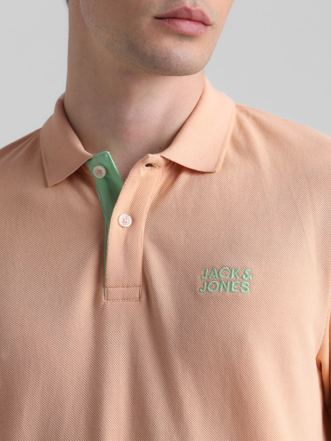 Peach Cotton Polo