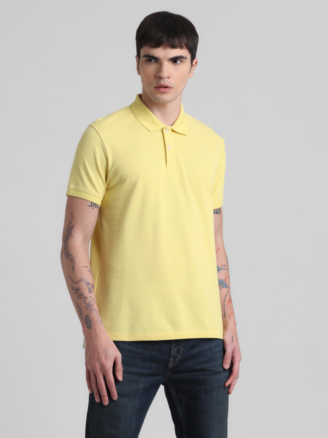Yellow Solid Polo