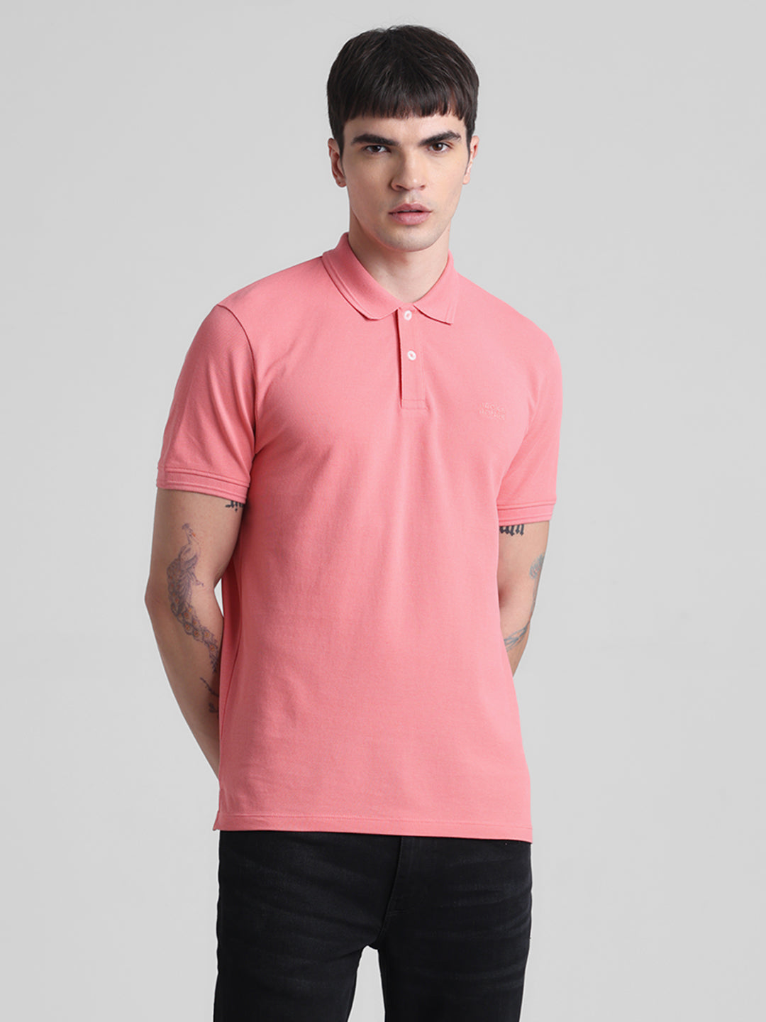 JACK&JONES Regular Fit Solid - Pique Jersey T-Shirts