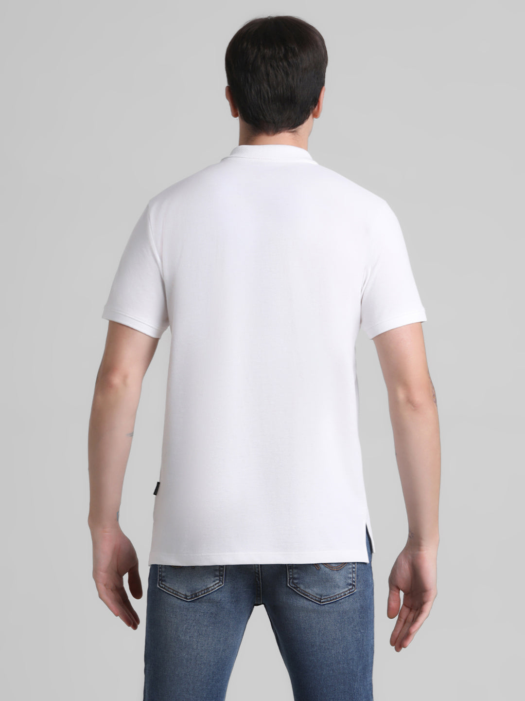 White Regular Fit Polo