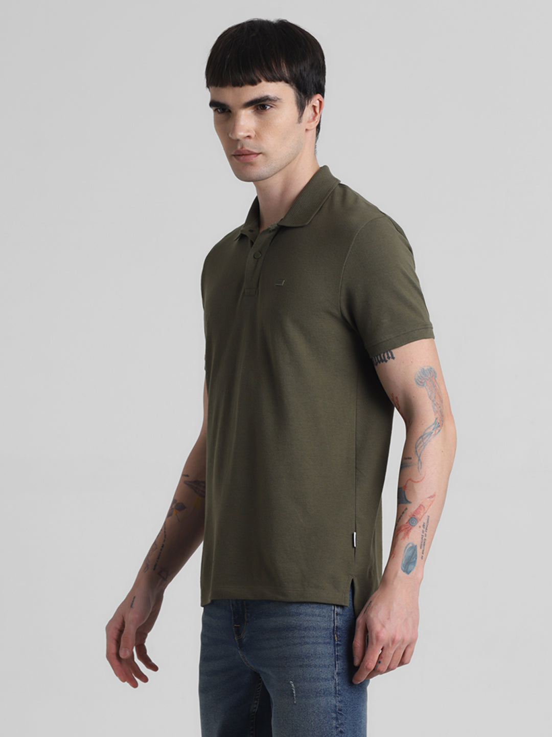 Olive Regular Fit Polo