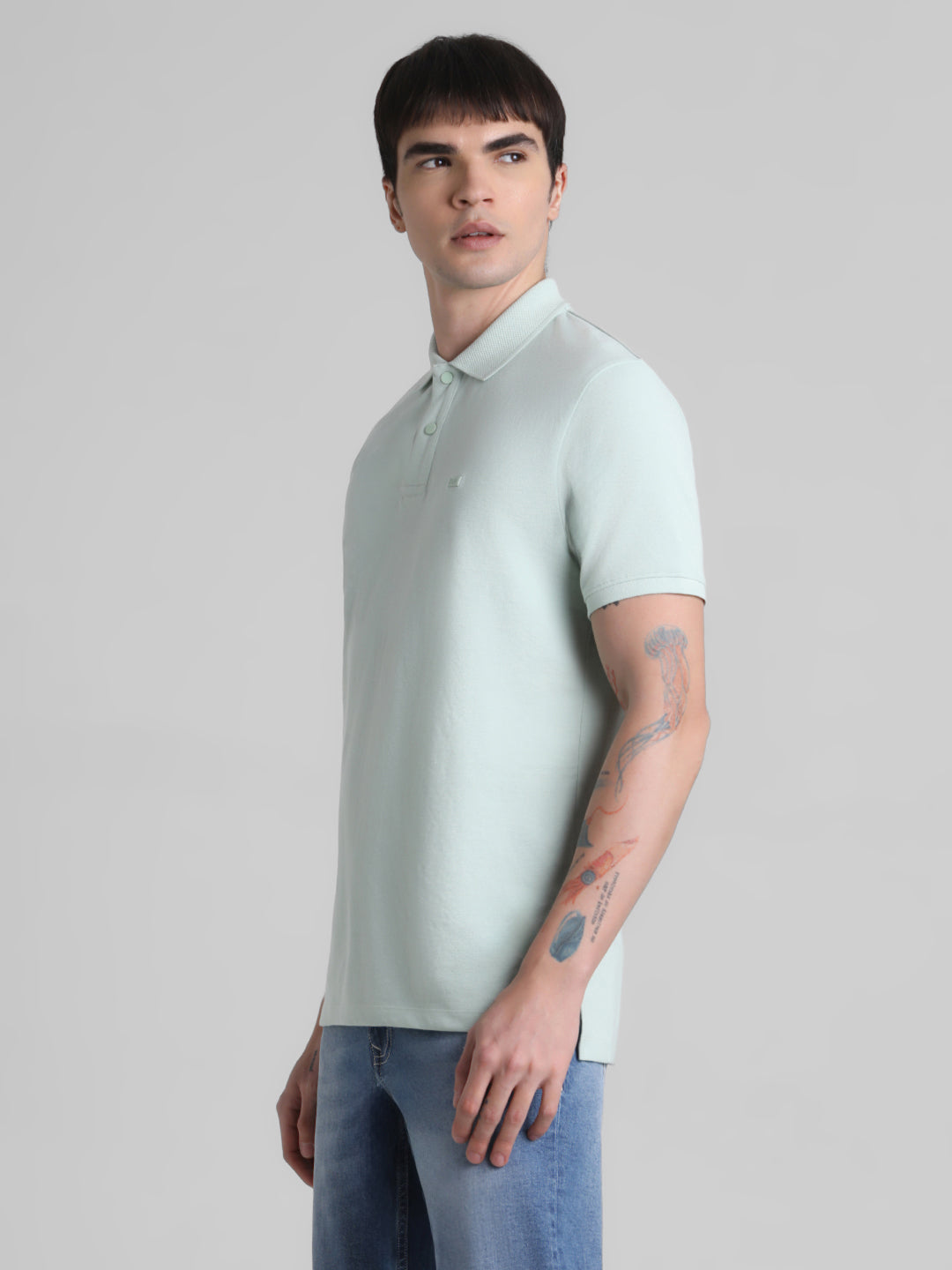 Green Regular Fit Polo