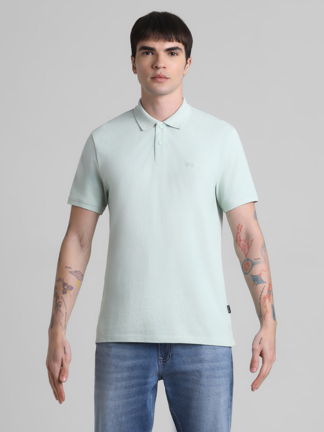 Green Regular Fit Polo