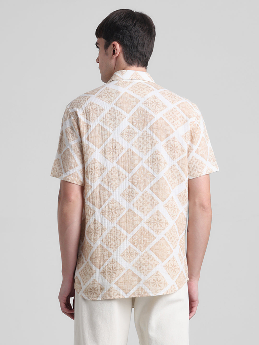 JACK&JONES Regular Fit Geometric Shirts