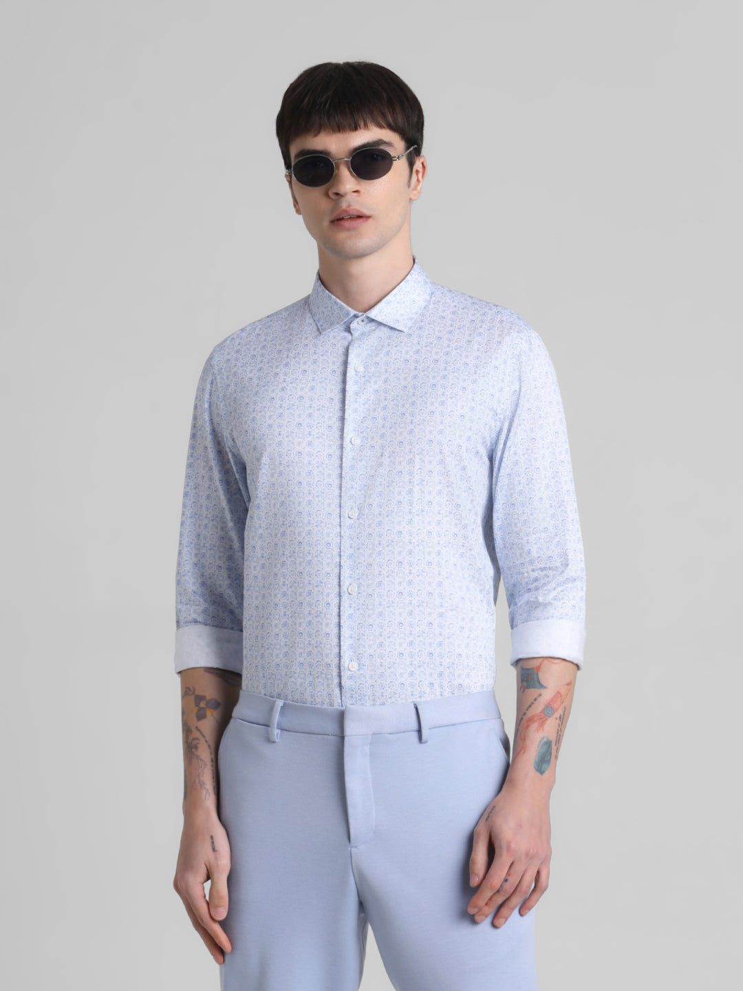 JACK&JONES Slim Print Small Shirts