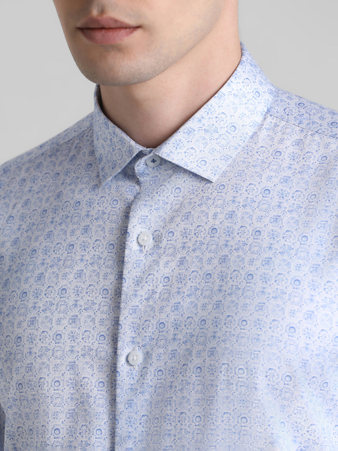JACK&JONES Slim Print Small Shirts