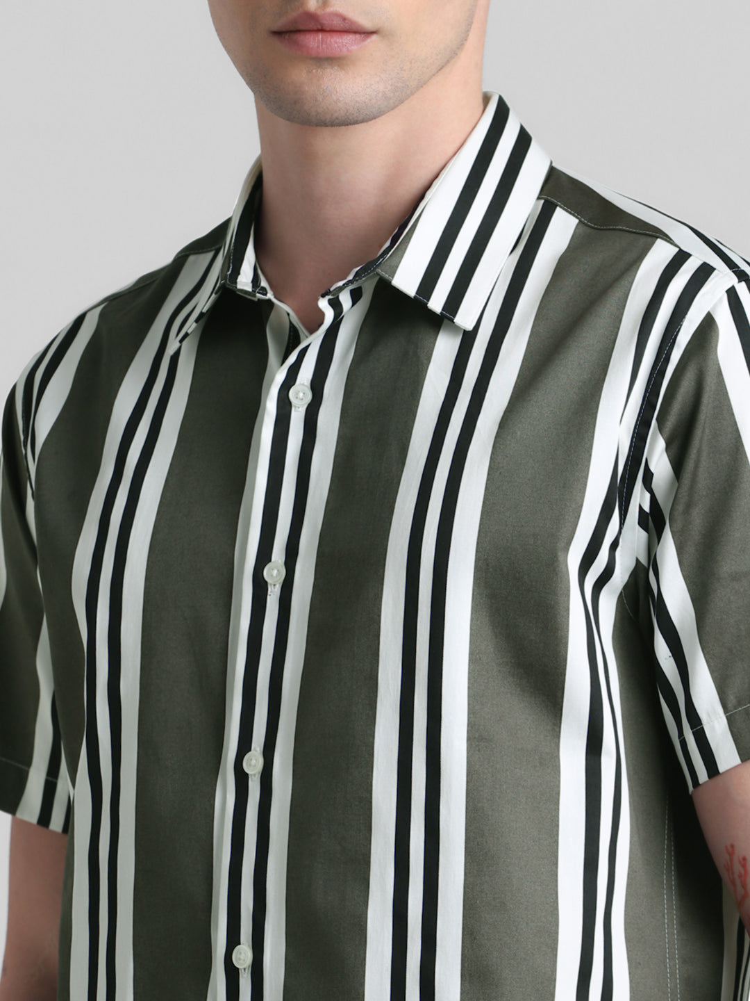 JACK&JONES Slim Stripes Large Shirts