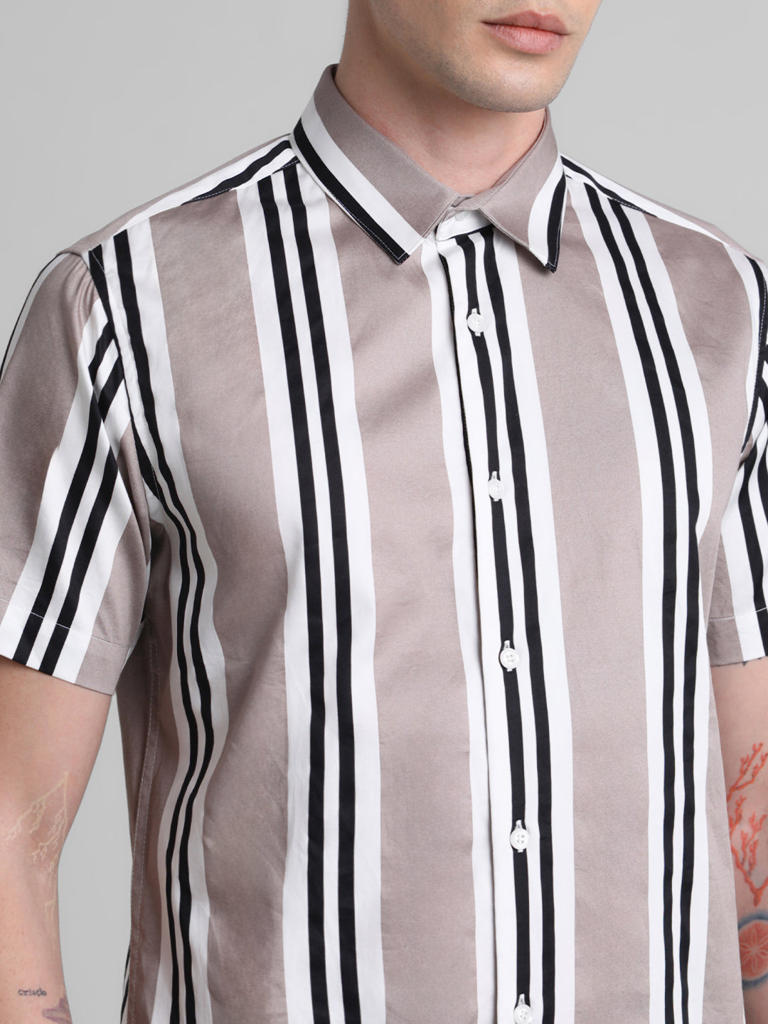 Striped Short Sleeve Shirt