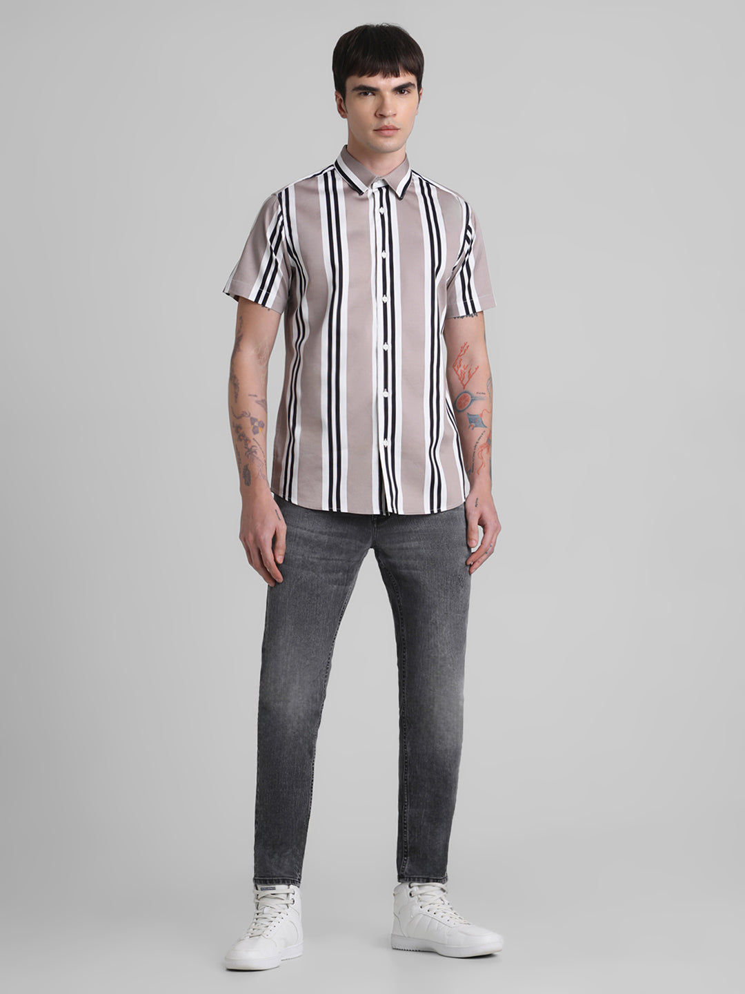 Striped Short Sleeve Shirt