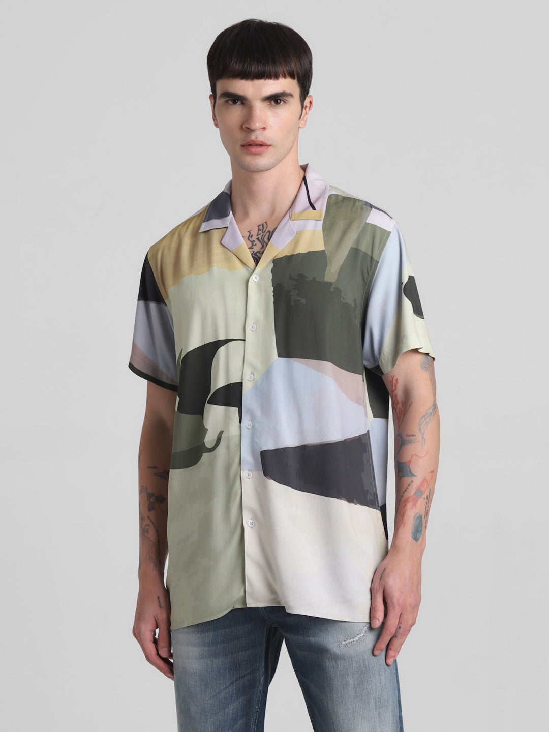 Scenic Print Resort Shirt