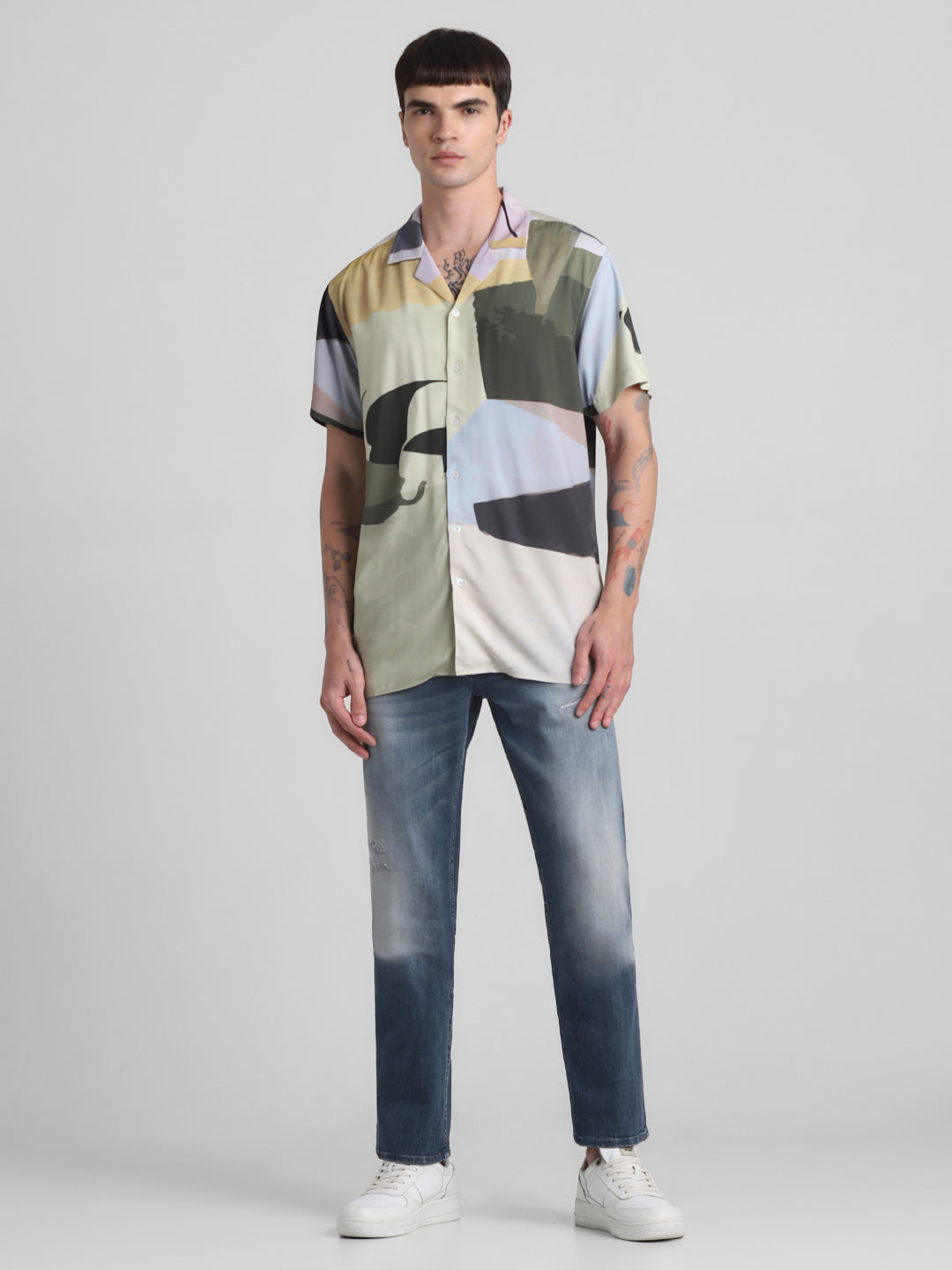 Scenic Print Resort Shirt