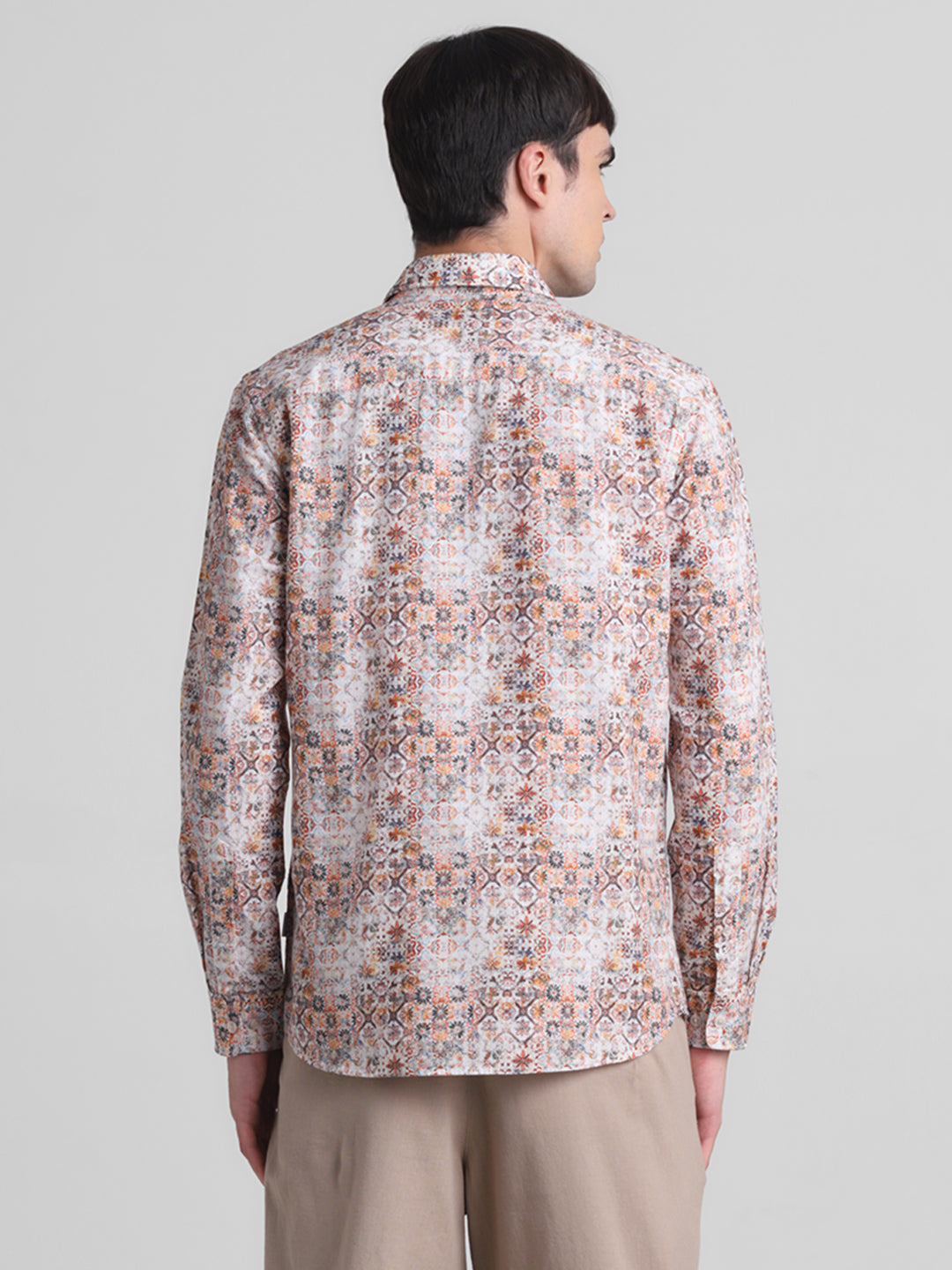 All-Over Mosaic Print Shirt