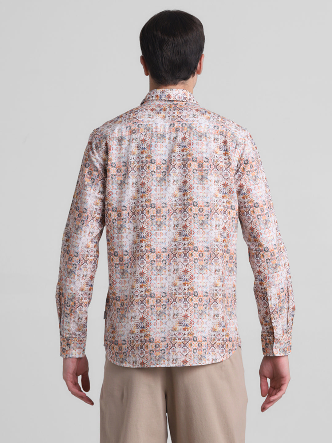 All-Over Mosaic Print Shirt